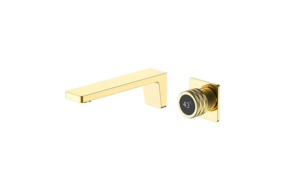 WALL MOUNTED MIXER WITH DIGITAL DISPLAY-GOLD HDA425-WMM-G