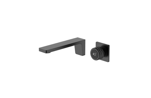 WALL MOUNTED MIXER WITH DIGITAL DISPLAY-MATT BLACK HDA425-WMM-MB