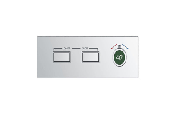 TWO WAY DIGITAL CONCEALED BODY WITH SQUARE PLATE  HDA475YR-B